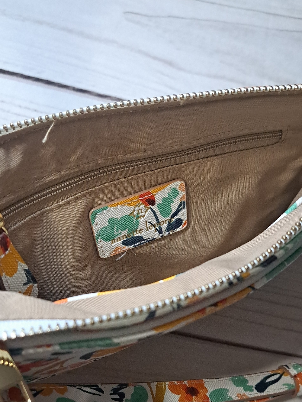 Nanette Lepore Floral Crossbody Wristlet - Picture 8 of 15